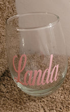 Load image into Gallery viewer, Personalized Stemless Wine Glass
